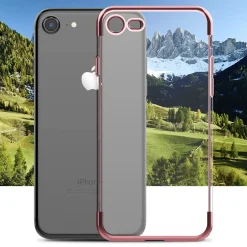 iPhone 7 / 8 / SE 2 / SE 3 - Transparente Hülle mit Akzenten