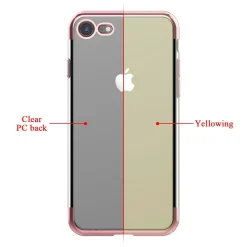 iPhone 7 / 8 / SE 2 / SE 3 - Transparente Hülle mit Akzenten