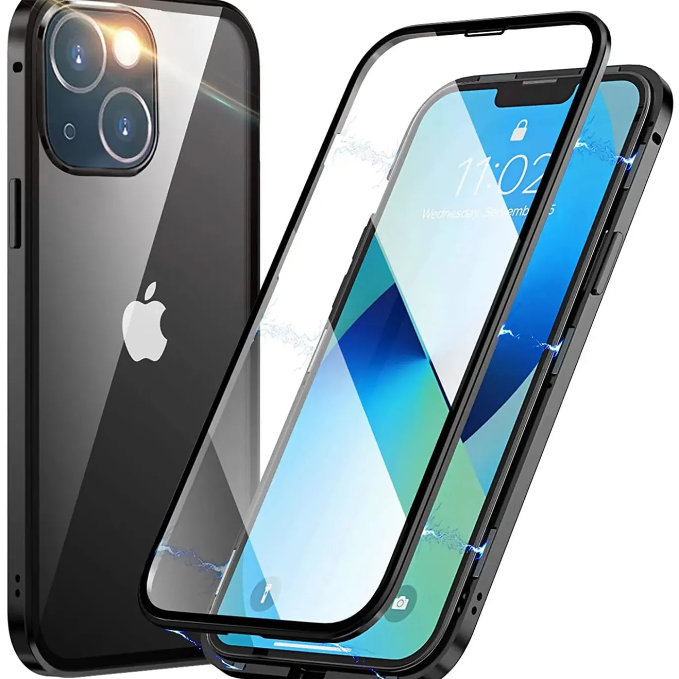 iPhone 13 - 360° Glas Hülle mit Rundumschutz