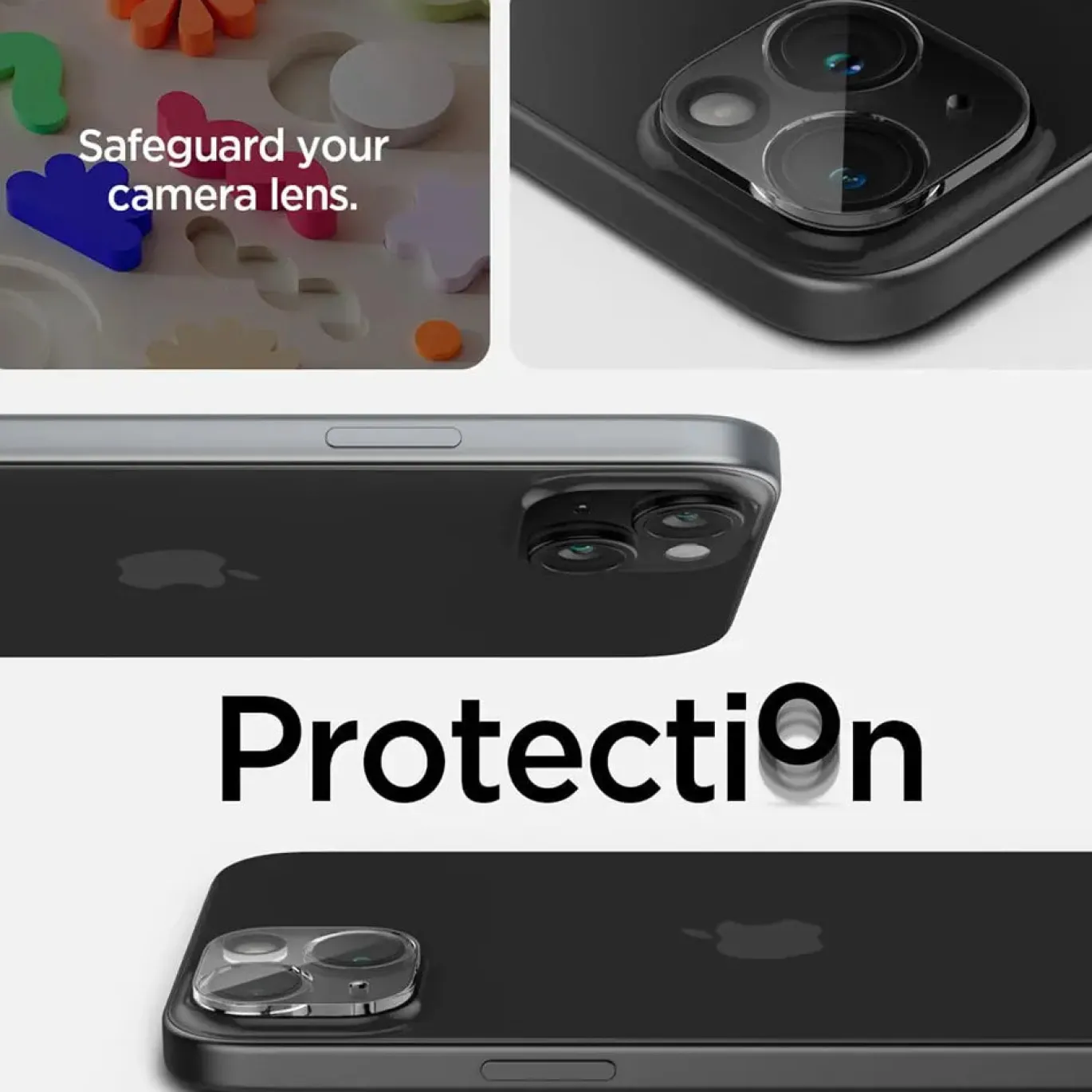 iPhone 15 / 15 Plus - Kameraschutz aus gehärtetem Glas