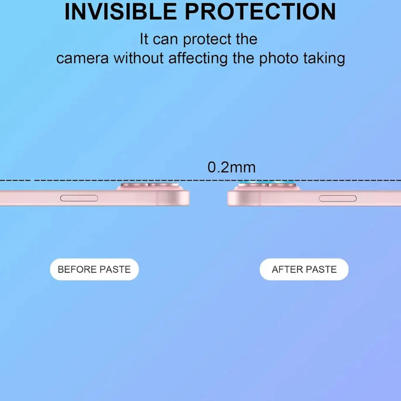 iPhone 15 / 15 Plus - Kameraschutz aus gehärtetem Glas