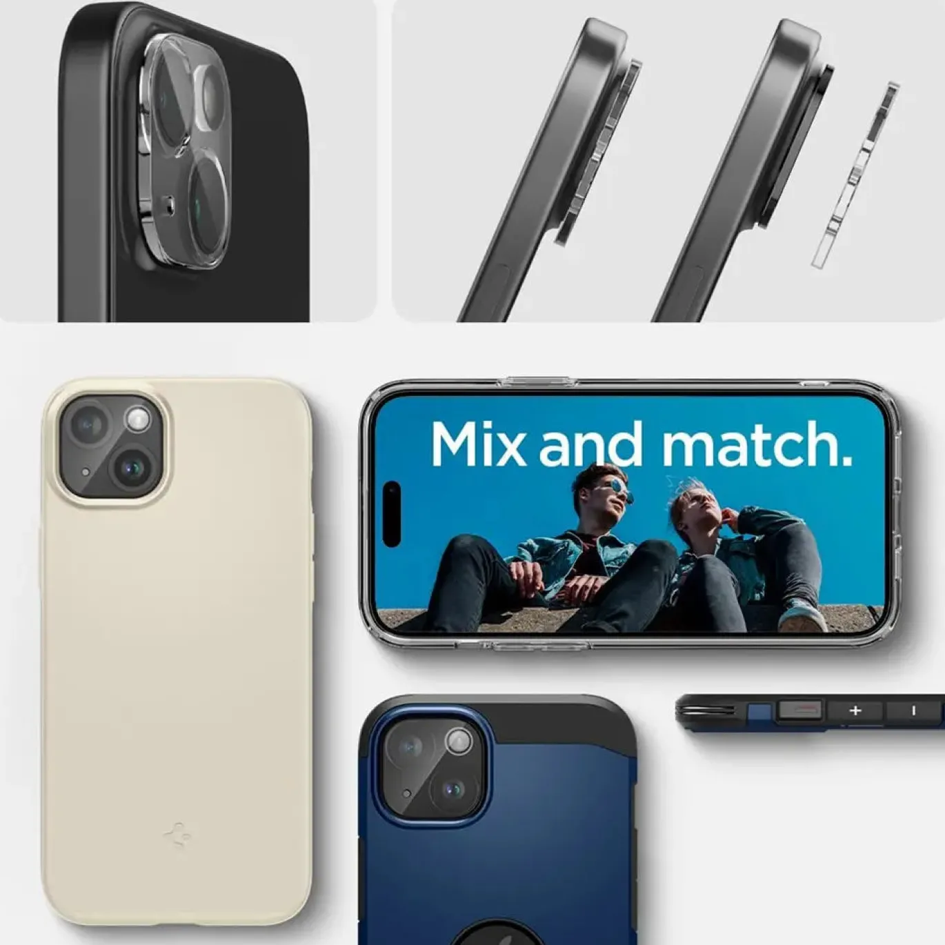 iPhone 15 / 15 Plus - Kameraschutz aus gehärtetem Glas