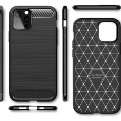 iPhone 12 / 12 Pro - Carbon Case Hülle, stoßfest