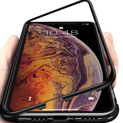 iPhone 12 / 12 Pro - Glas Hülle mit Metallrahmen