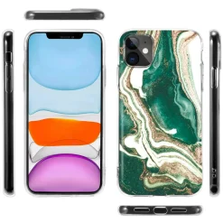 iPhone 12 / 12 Pro - Marmor & Sand Design Hülle