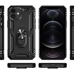 iPhone 12 / 12 Pro - Outdoor Hardcase mit Ringhalter
