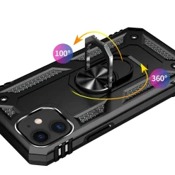 iPhone 12 / 12 Pro - Outdoor Hardcase mit Ringhalter