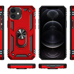 iPhone 12 / 12 Pro - Outdoor Hardcase mit Ringhalter