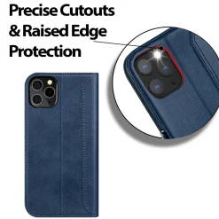 iPhone 12 / 12 Pro - Robuste Klapphülle mit RFID Block