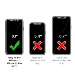 iPhone 12 / 12 Pro - Robuste Klapphülle mit RFID Block