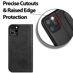iPhone 12 / 12 Pro - Robuste Klapphülle mit RFID Block