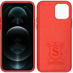 iPhone 12 / 12 Pro - Silikon Case mit Mikrofaser-Innenseite