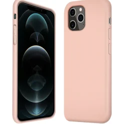 iPhone 12 / 12 Pro - Silikon Case mit Mikrofaser-Innenseite