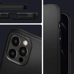 iPhone 12 / 12 Pro - Slim Silikon Backcover Schwarz