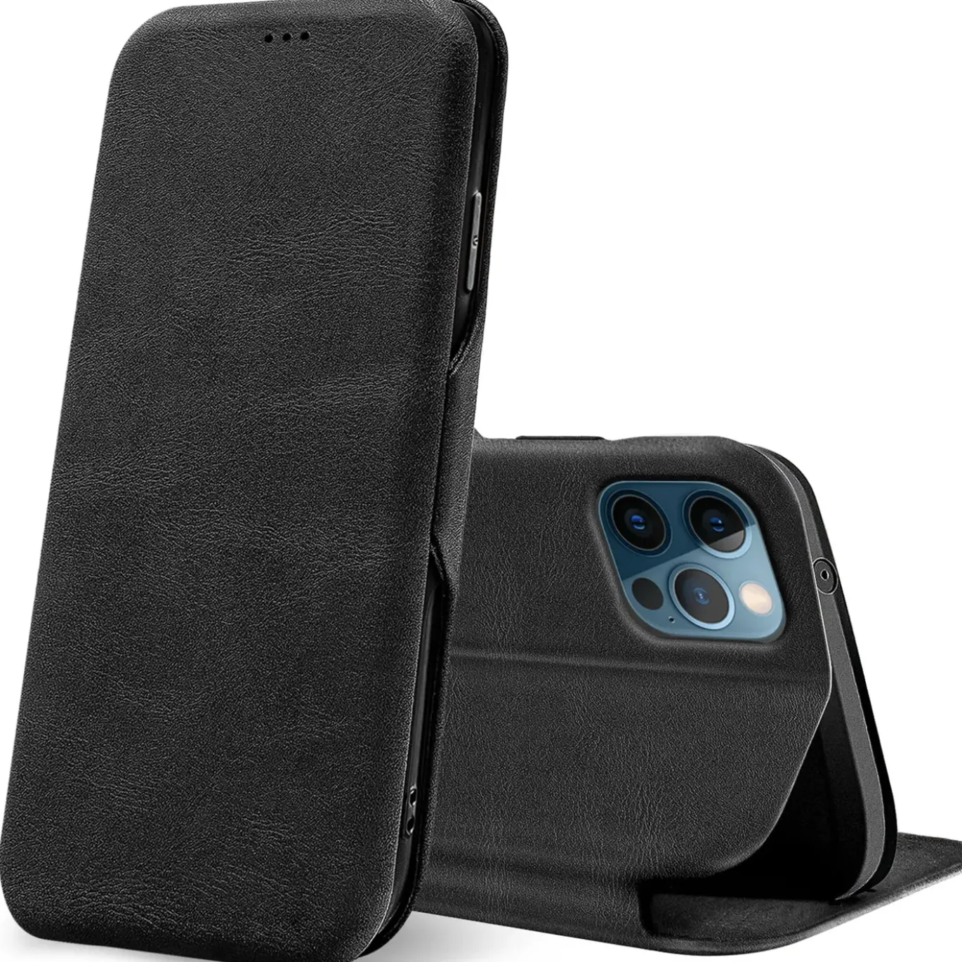 iPhone 12 / 12 Pro - Wallet Etui mit Standfunktion