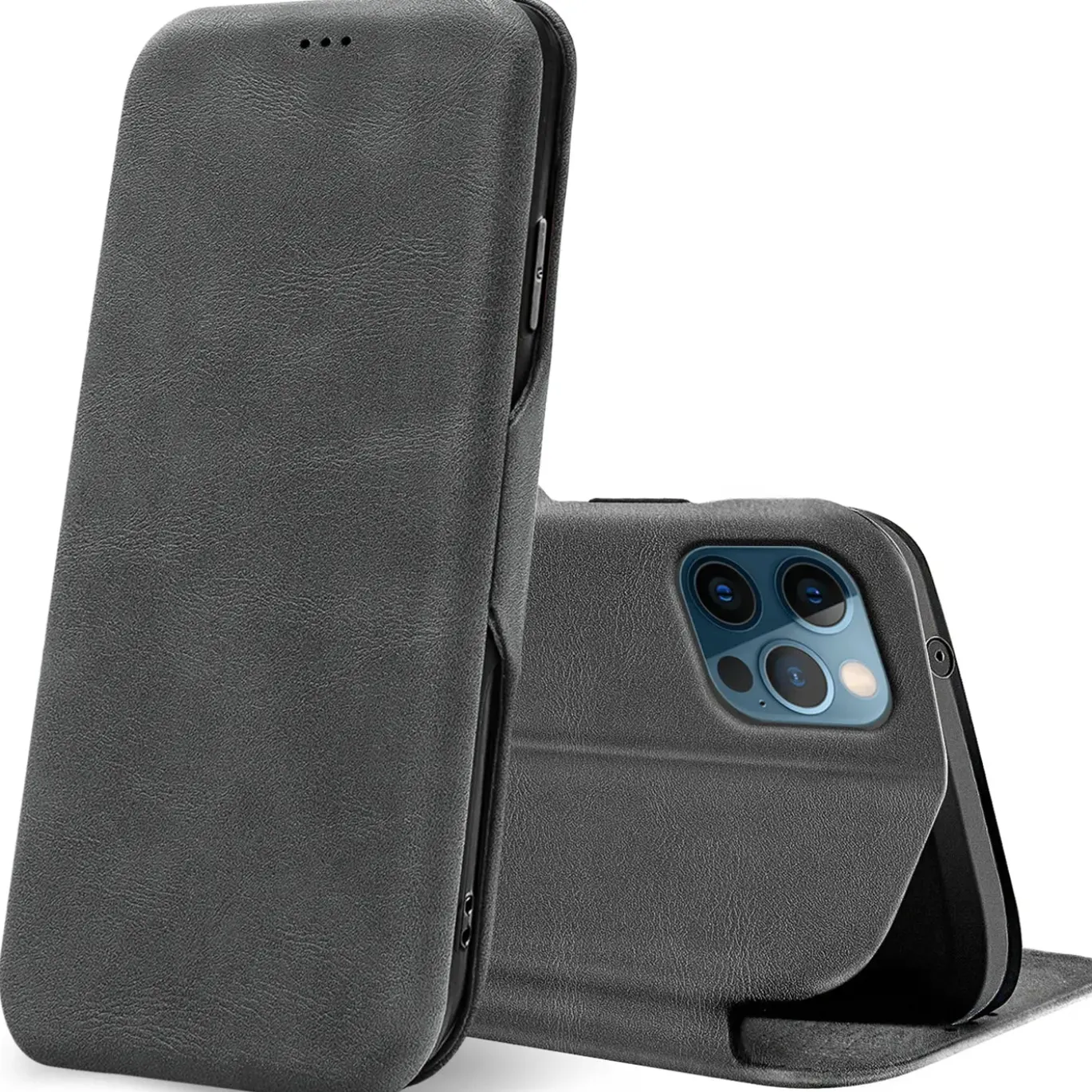 iPhone 12 / 12 Pro - Wallet Etui mit Standfunktion