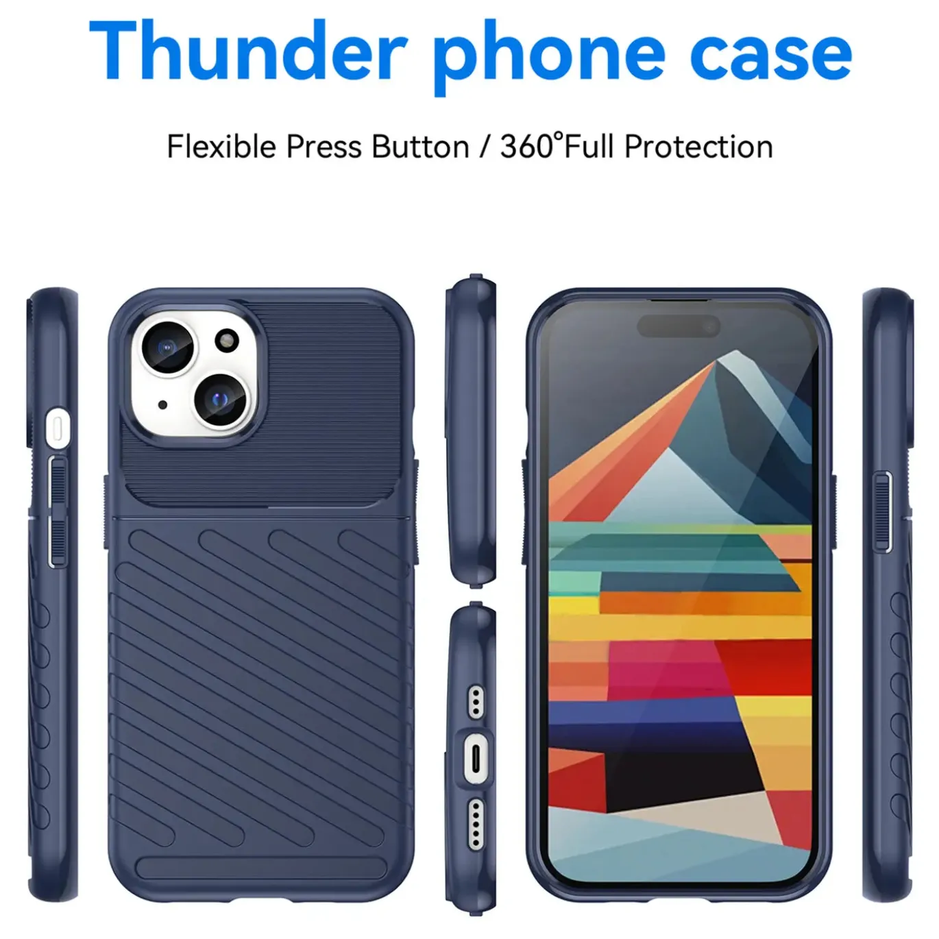 iPhone 15 - Elegante Hülle stoßfest & stylisch
