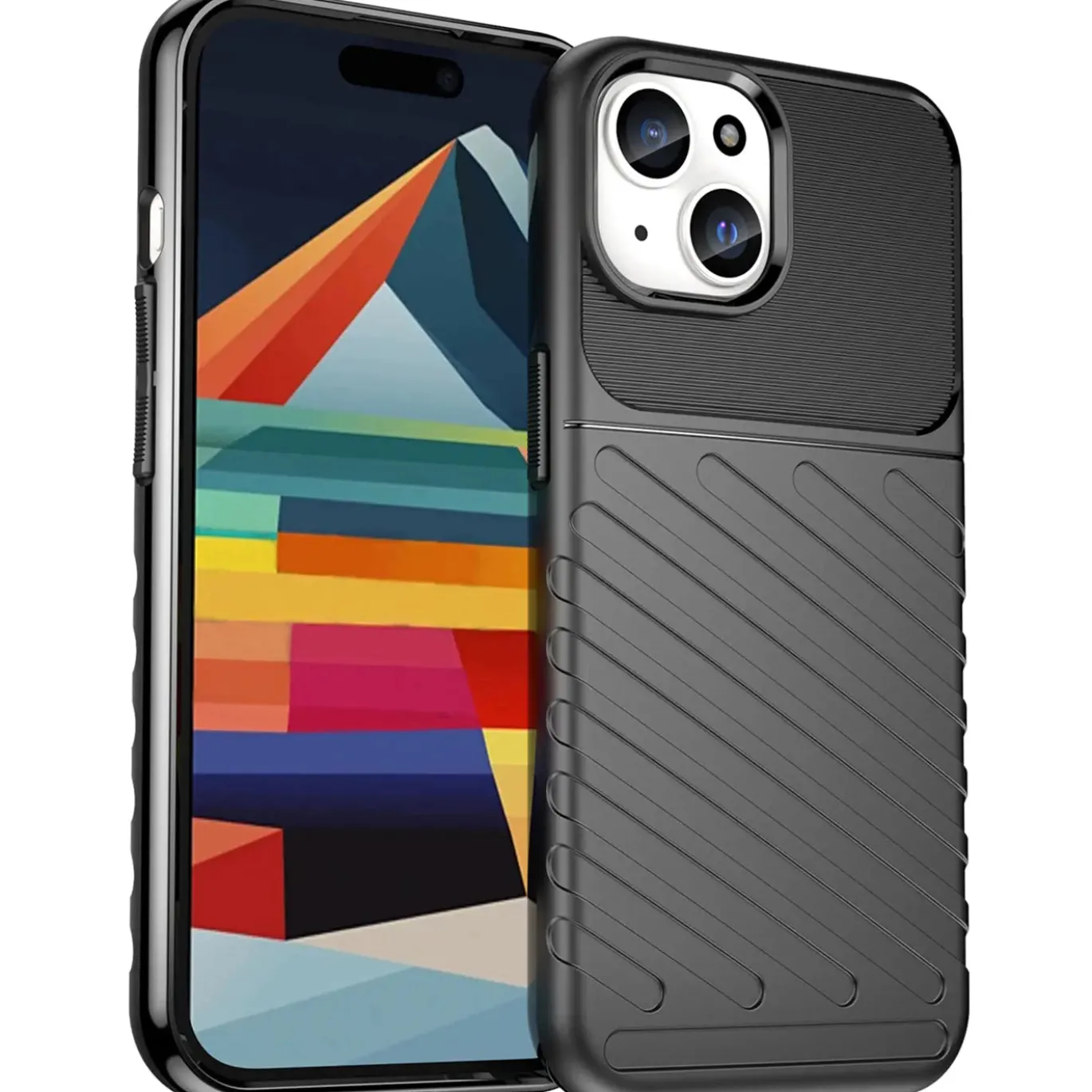 iPhone 15 - Elegante Hülle stoßfest & stylisch