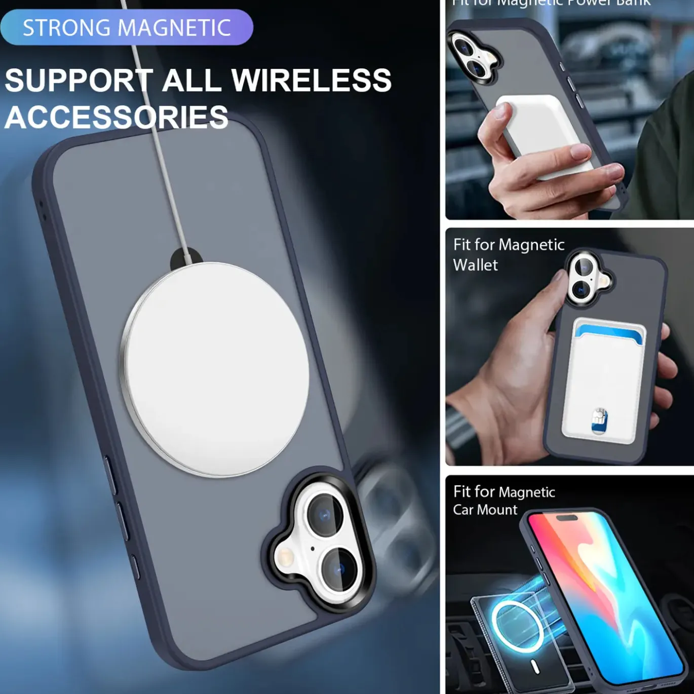 iPhone 17 - Farbige MagSafe Hülle mit Ring