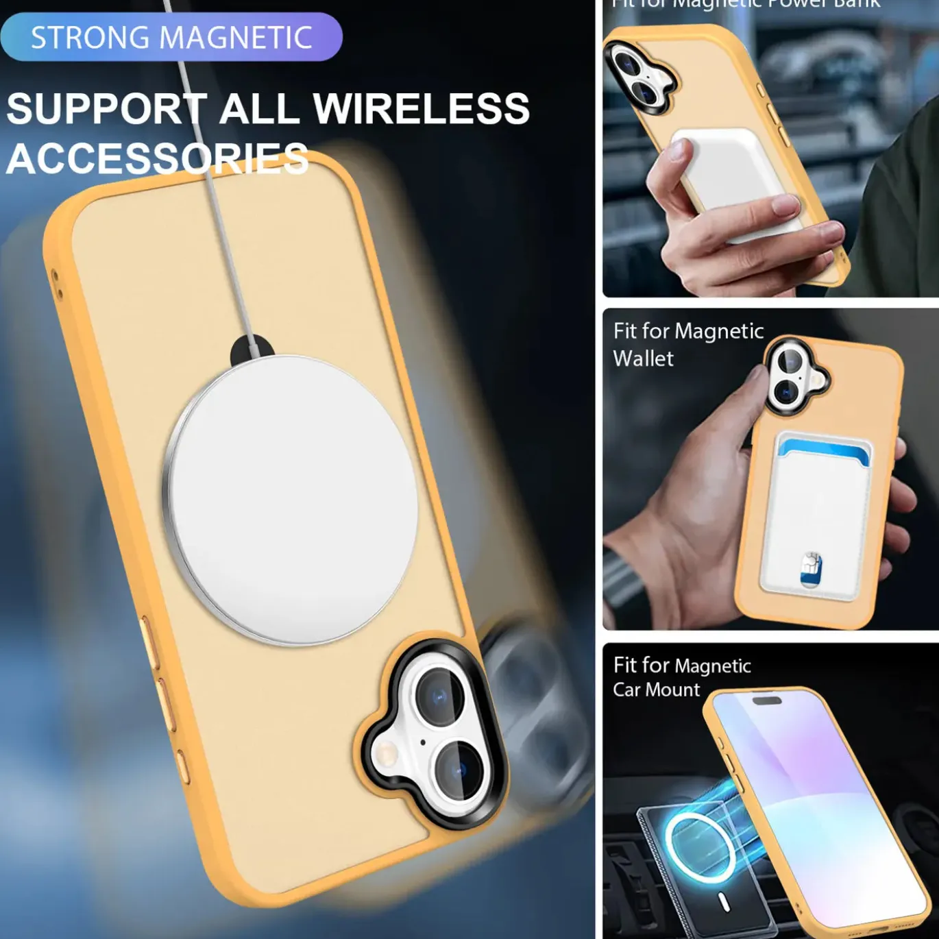 iPhone 17 - Farbige MagSafe Hülle mit Ring