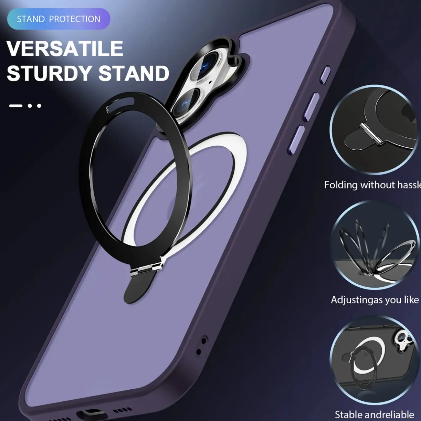 iPhone 17 - Farbige MagSafe Hülle mit Ring
