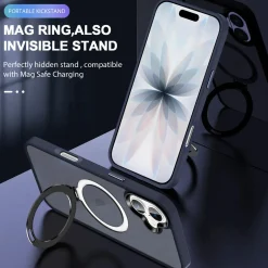 iPhone 17 - Farbige MagSafe Hülle mit Ring