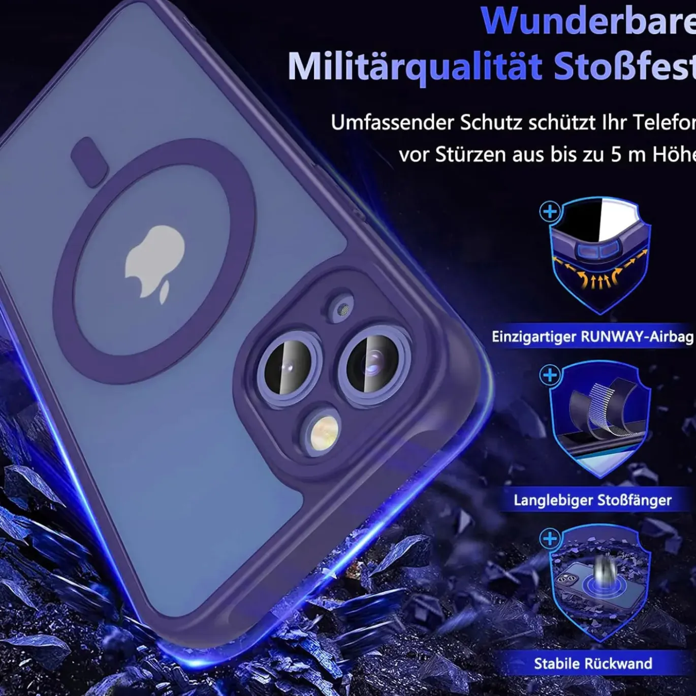 iPhone 11 - Farbige MagSafe Hülle mit Kameraschutz