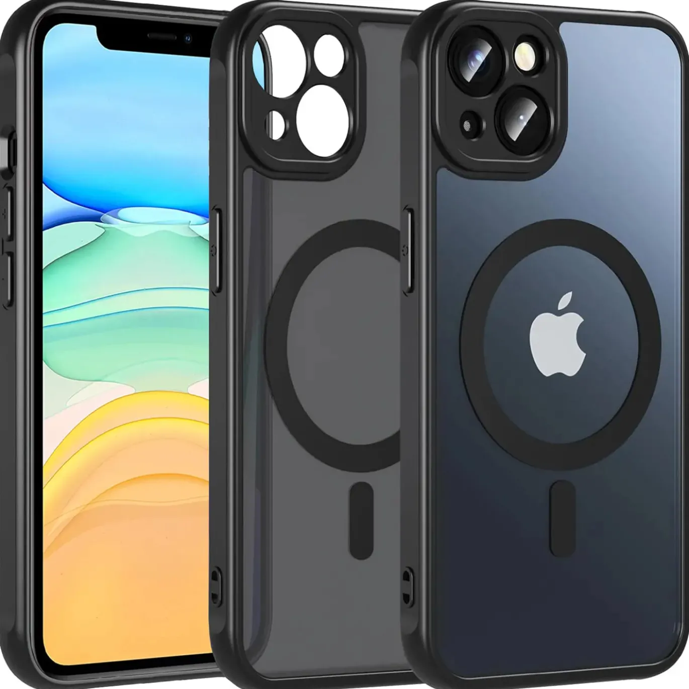 iPhone 11 - Farbige MagSafe Hülle mit Kameraschutz