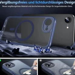 iPhone 16 - Farbige MagSafe Hülle mit Kameraschutz