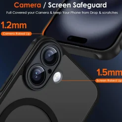 iPhone 16 - Farbige MagSafe Hülle mit Kameraschutz