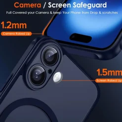 iPhone 16 - Farbige MagSafe Hülle mit Kameraschutz