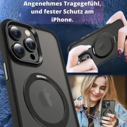 iPhone 15 - Farbige MagSafe Hülle mit Ring