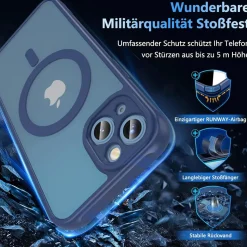 iPhone 15 - Farbige MagSafe Hülle mit Kameraschutz