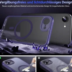 iPhone 17 - Farbige MagSafe Hülle mit Kameraschutz