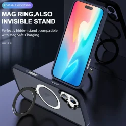 iPhone 16 - Farbige MagSafe Hülle mit Ring