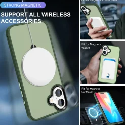 iPhone 16 - Farbige MagSafe Hülle mit Ring
