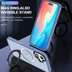 iPhone 16 - Farbige MagSafe Hülle mit Ring