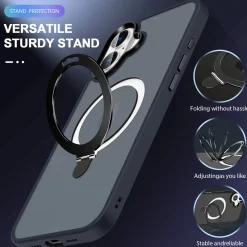 iPhone 16 - Farbige MagSafe Hülle mit Ring