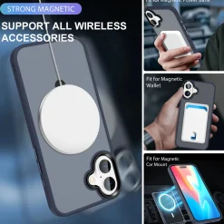 iPhone 16 - Farbige MagSafe Hülle mit Ring