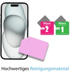 iPhone 16 - 9H Displayschutzfolie 2x Display & Kamera