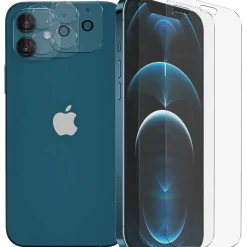 iPhone 12 - 9H Displayschutzfolie 2x Display & Kamera