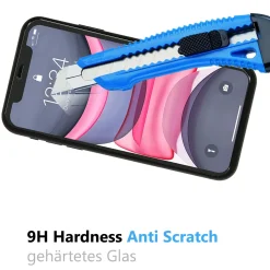 iPhone 11 - 9H Displayschutzfolie 2x Display & Kamera