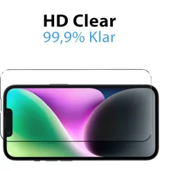 iPhone 14 - 9H Displayschutzfolie 2x Display & Kamera