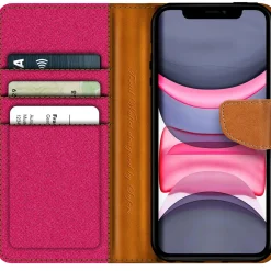iPhone 11 - Jeanslook Klapphülle mit Kartenfach
