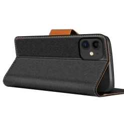 iPhone 11 - Jeanslook Klapphülle mit Kartenfach