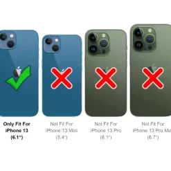 iPhone 13 - Klapphülle mit Kartenfächern & MagSafe-Kompatibilität