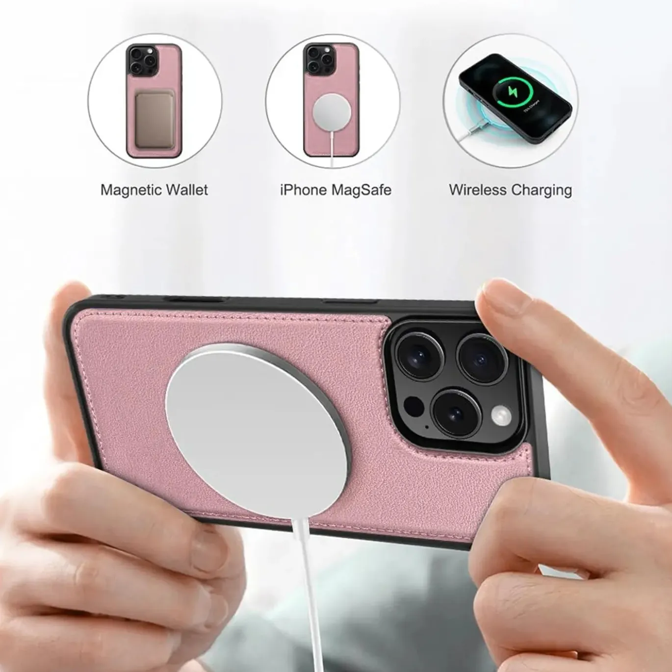 iPhone 13 - Klapphülle mit Kartenfächern & MagSafe-Kompatibilität
