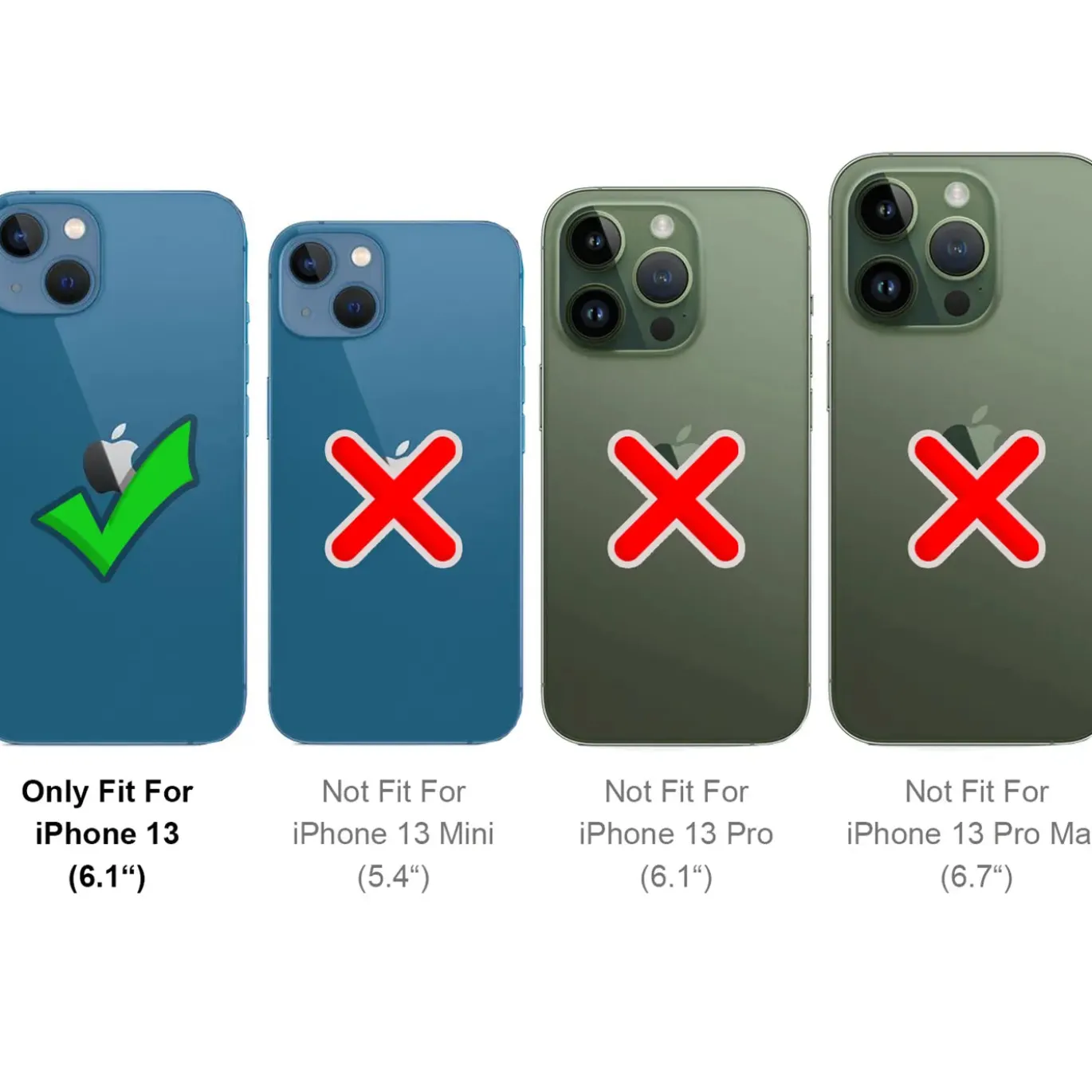 iPhone 13 - Klapphülle mit Kartenfächern & MagSafe-Kompatibilität