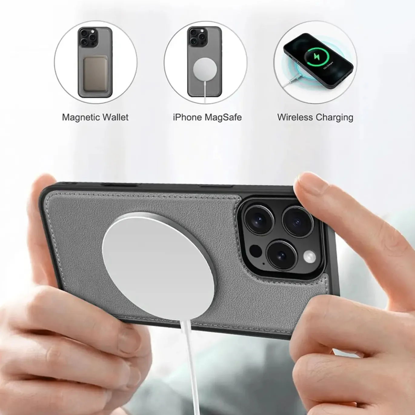 iPhone 13 - Klapphülle mit Kartenfächern & MagSafe-Kompatibilität