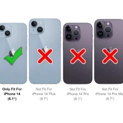 iPhone 14 - Klapphülle mit Kartenfächern & MagSafe-Kompatibilität